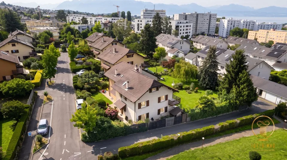 RENENS - Villa mitoyenne de 5.5 p. avec grand jardin. Pas inscrite dans une PPE. – photo 11 sur 13