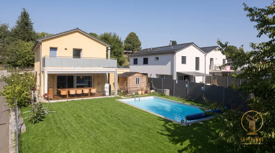 CARROUGE (VD), RARE OBJECT! Individual house of 5.5 rooms with a view of the Moléson. – photo 2 of 13