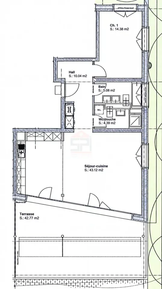 Satigny - 3-Zimmer-Wohnung von 96 m² PPE mit großer Terrasse – Foto 8 von 11