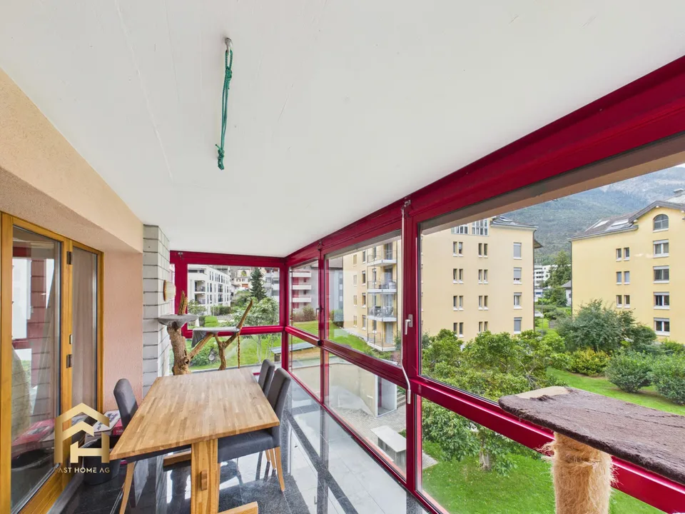 Quiet and centrally located 4.5 room apartment in Glis – photo 10 of 13