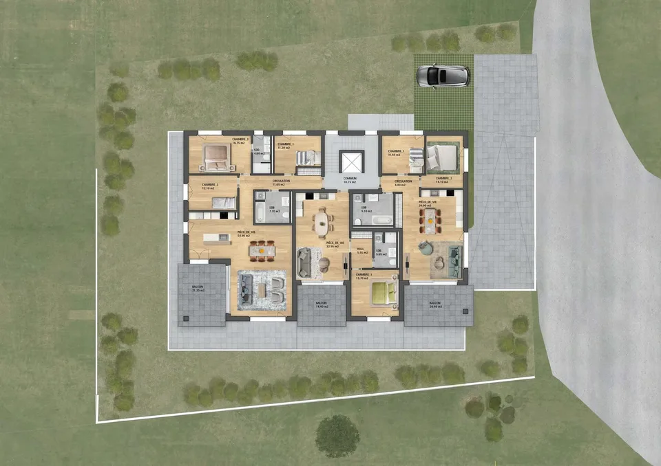 Dernière opportunité ! Appartement de 3.5 pièces avec terrasse et jardin privatif – photo 10 sur 10