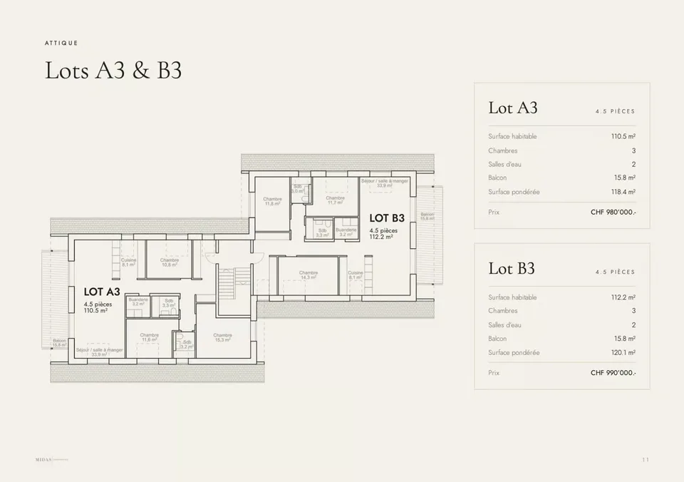 L'Orée du Rogin, 6 appartements Minergie de 4.5 pièces – photo 7 sur 7