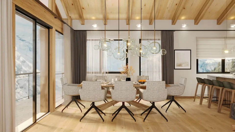 Chalet Vesta B luxueux 4,5 pièces skis aux pieds - Lauchernalp – photo 5 sur 13