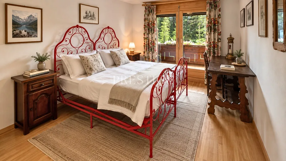 Geräumige 5½-Zimmer-Wohnung in Crans mit Blick auf den Golfplatz – Foto 10 von 13