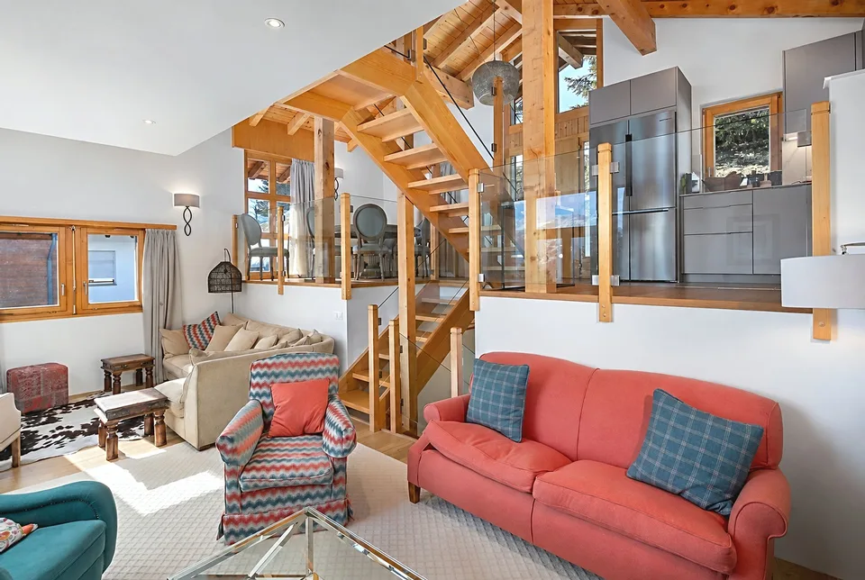 Familienchalet oder helles Pied-à-Terre in Anzère – Foto 3 von 12