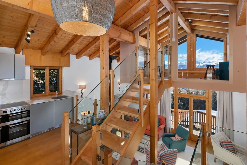 Familienchalet oder helles Pied-à-Terre in Anzère – Foto 6 von 12