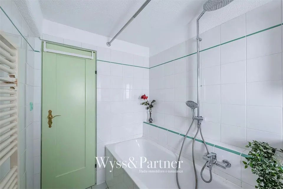 Brè über Lugano - Geräumiges Duplex mit 4,5 Zimmern und Garten – Foto 12 von 13
