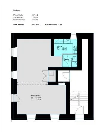 Atelier / Bureau pour Commerce Silencieux à Lucerne à Louer – photo 6 sur 6