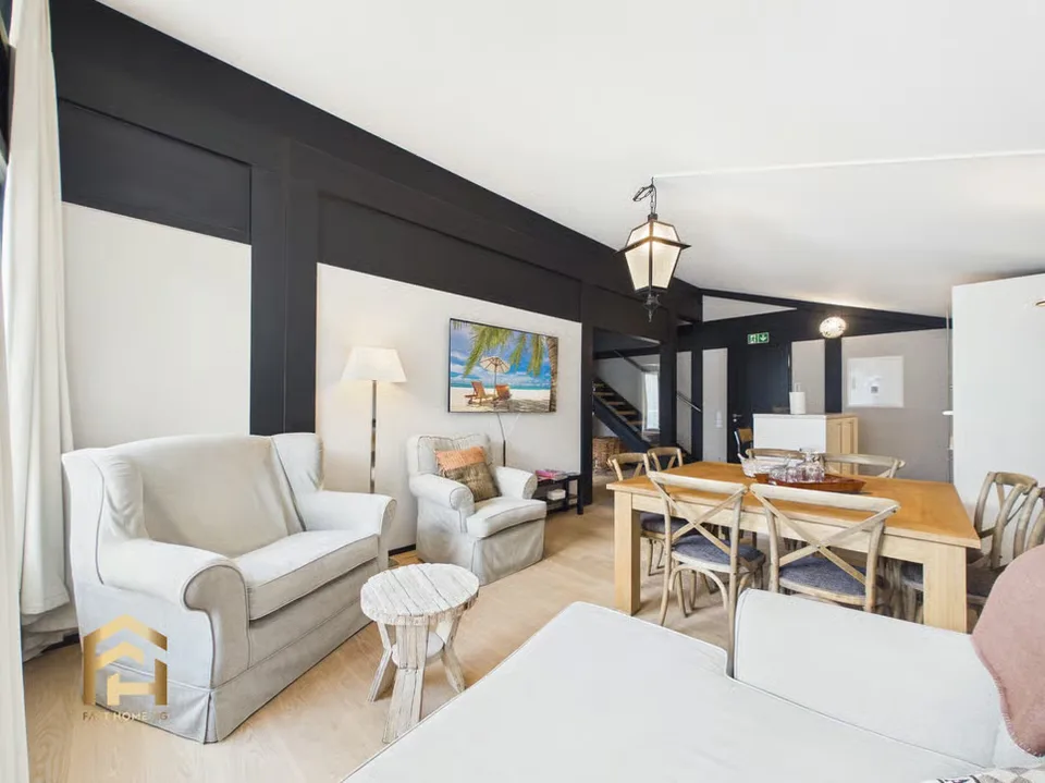 Über den Dächern der Lauchernalp 5.5-Zimmer-Duplex-Penthouse – Foto 4 von 13