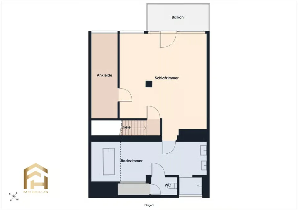Über den Dächern der Lauchernalp 5.5-Zimmer-Duplex-Penthouse – Foto 2 von 13
