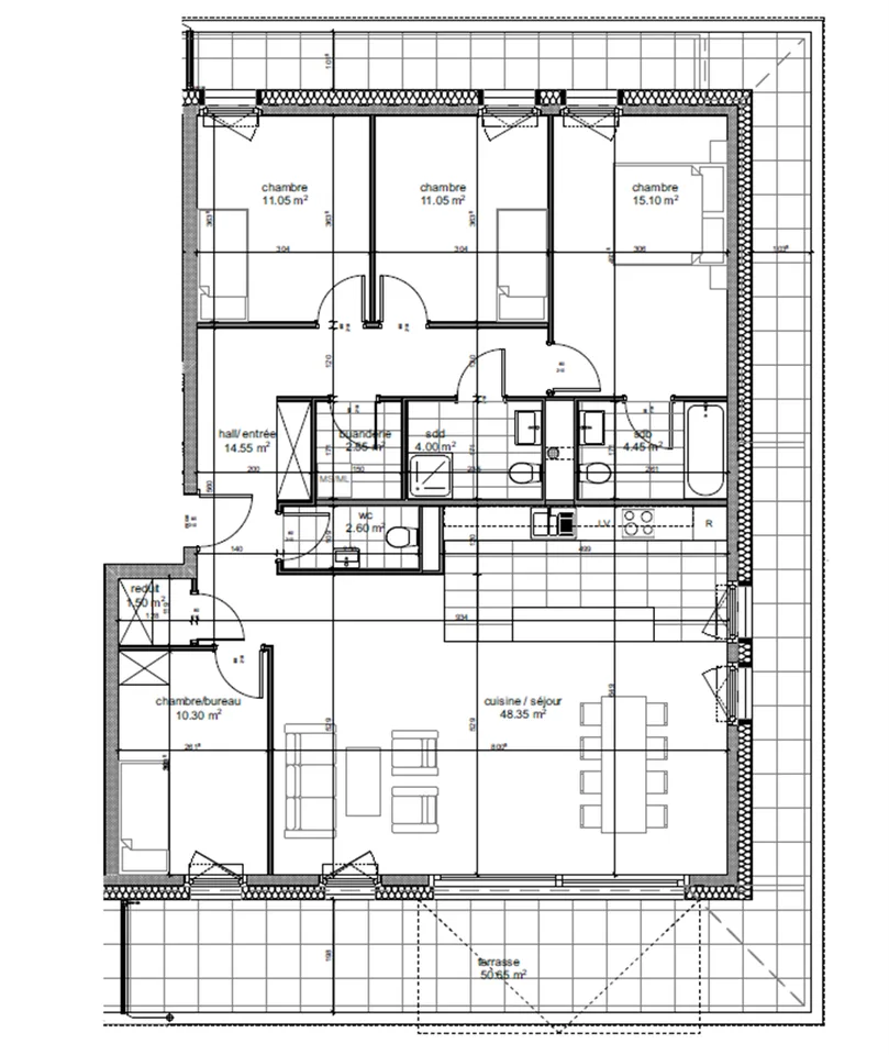 6-Zimmer-Penthouse-Wohnung – Foto 4 von 7