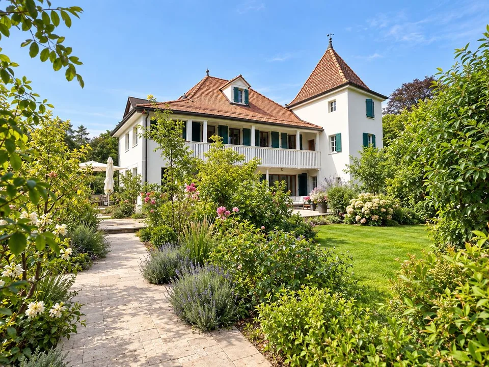 Charmante Villa mit Seeblick – Foto 2 von 2