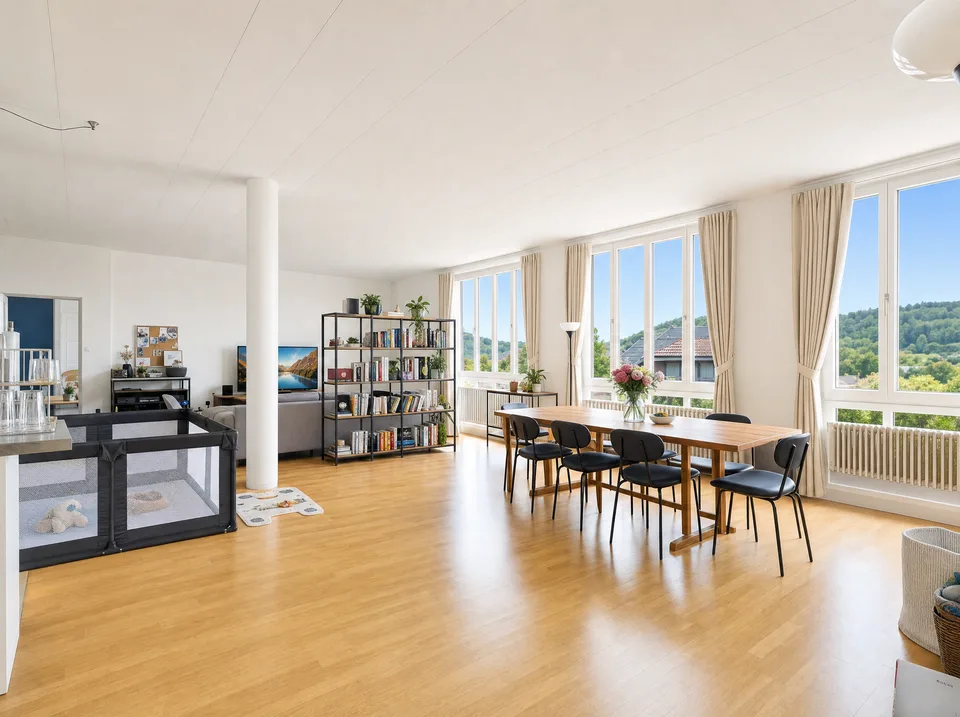 Foto: Weitblick, Raumhöhe & Innenhof – Ihr neues Domizil in Othmarsingen