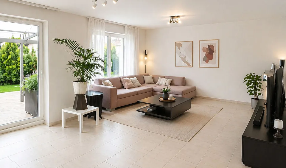 Helles Doppeleinfamilienhaus nahe Zürich mit viel Raum – Foto 3 von 8