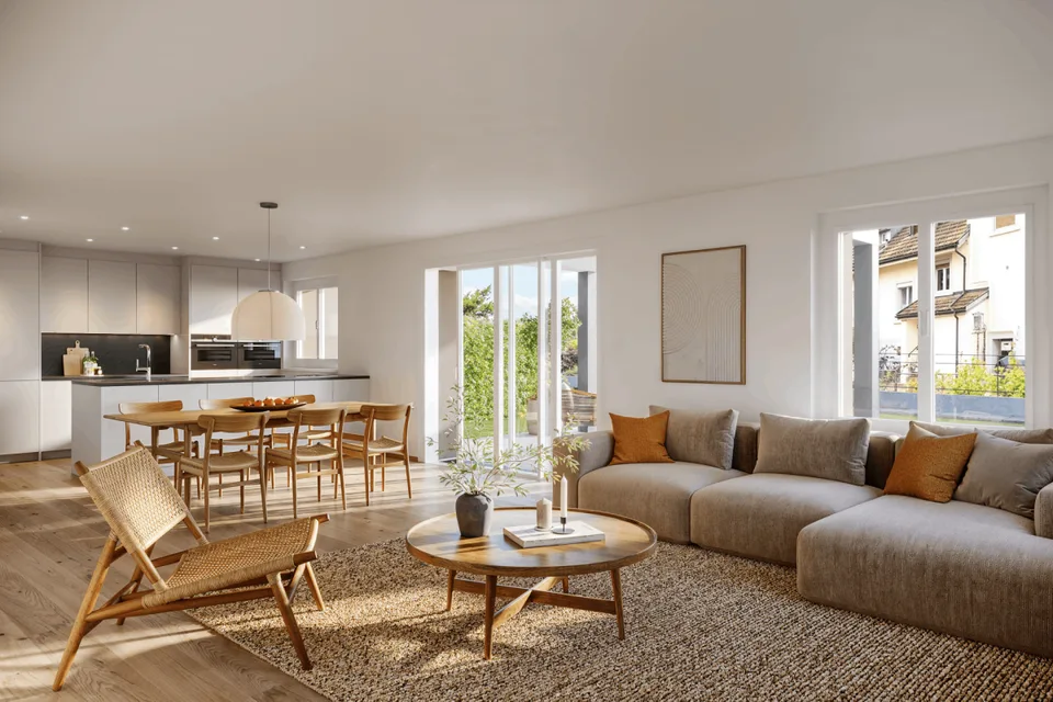 Grosszügige 4.5-Zimmer-Etagenwohnung in ruhiger Lage – Foto 3 von 8