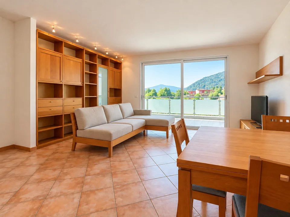 LUMINEUX APPARTMENT DE 3.5 PIÈCES AVEC TERRASSE À BIOGGIO – photo 5 sur 9