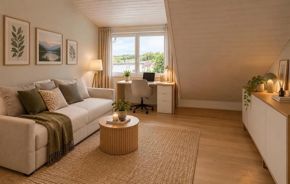 grosszügige 3.5 Zimmer-Dach-Wohnung im Zentrum von Egg b. Zürich – Foto 4 von 7