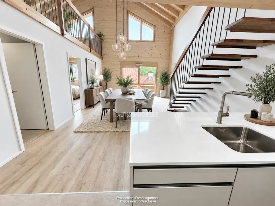 Penthouse 3.5 rooms new, beautiful mezzanine. – photo 2 of 13