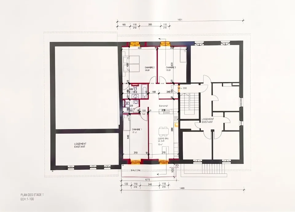 ORGES - Ertragsgebäude mit 6 Wohnungen, Gartenfläche und Parkplätzen – Foto 10 von 11