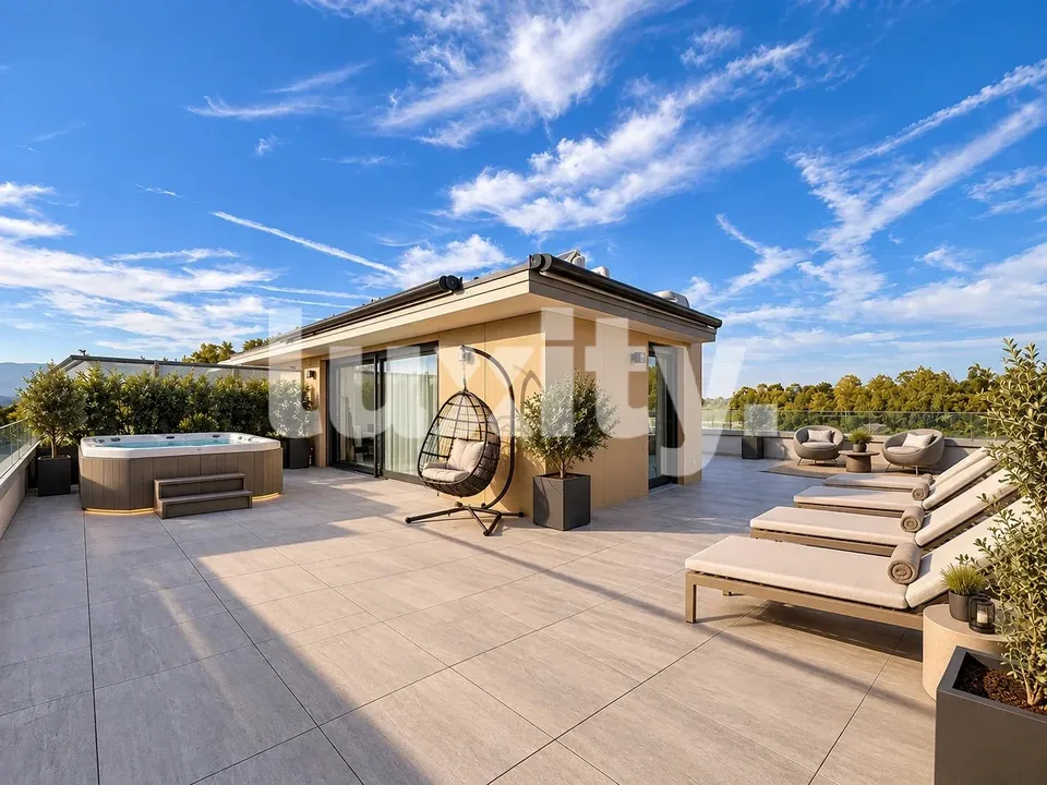 Magnifique attique en duplex avec rooftop et vue lac – photo 6 sur 19