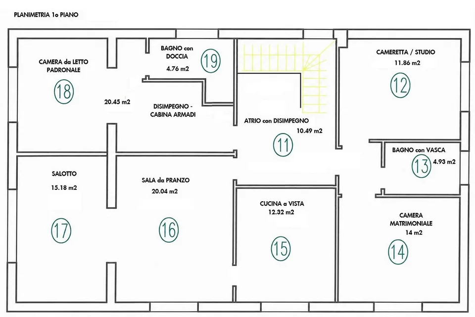 SPACIOUS AND BRIGHT 4.5 ROOMS IN BELLINZONA (GALBISIO) – photo 21 of 21