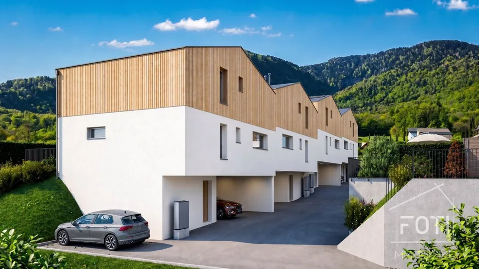 Villa NEUVE 4,5 p. de 131 m² - jardin, terrasse et vue Dents-du-Midi - Muraz – photo 5 sur 13