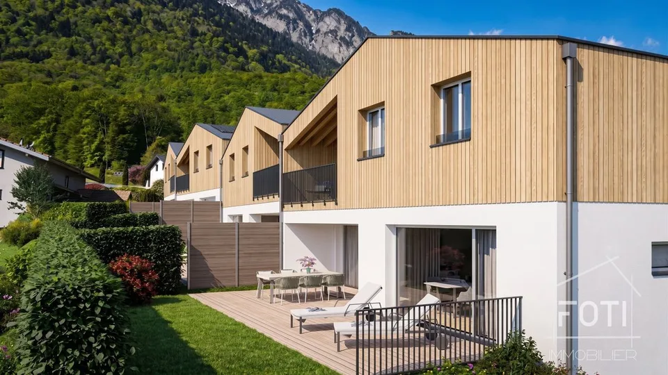 Villa NEUVE 4,5 p. de 131 m² - jardin, terrasse et vue Dents-du-Midi - Muraz – photo 3 sur 13