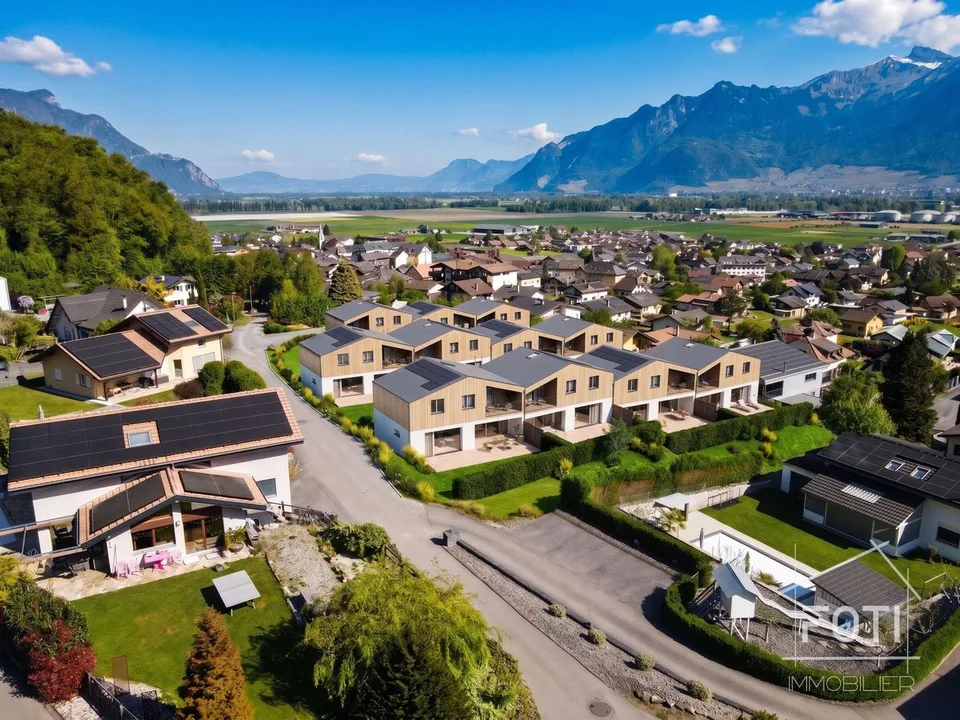 Villa NEUVE 4,5 p. de 131 m² - jardin, terrasse et vue Dents-du-Midi - Muraz – photo 7 sur 13
