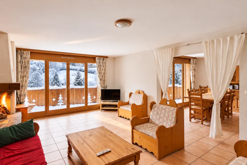 Schöne 3.5-Zimmer-Wohnung in Val-d'Illiez – Foto 2 von 7
