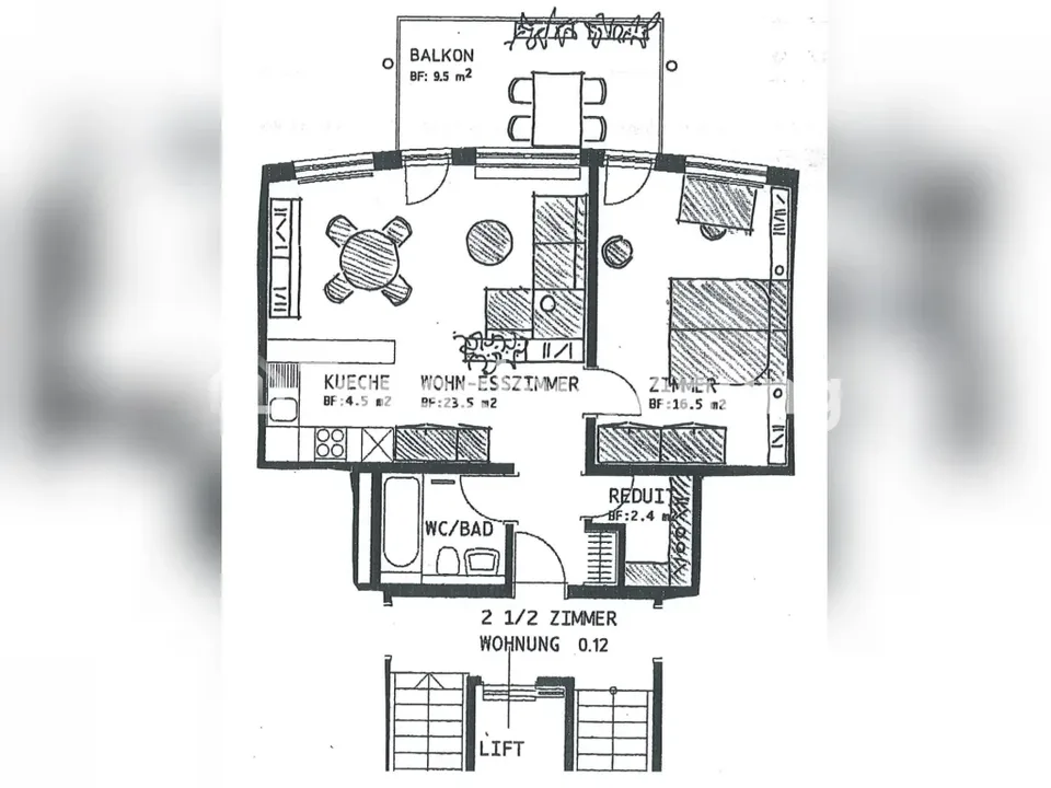 2.5 Zimmer Etagenwohnung in Uetliberg – Foto 7 von 8