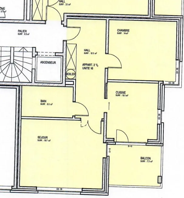 1.5 Zimmer Wohnung in Courtepin – photo 11 sur 16
