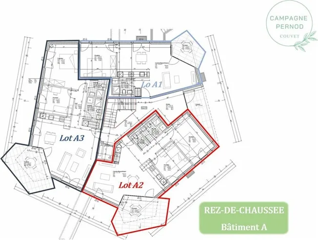 Appt PPE nuovo di 2,5 locali con balcone Campagne Pernod, lotto A4 – foto 18 di 19