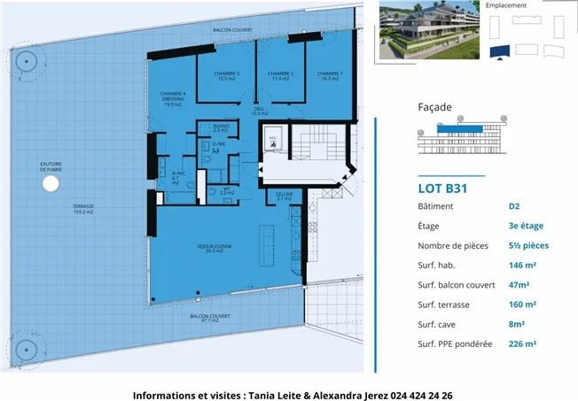 5.5 Zimmer Attikawohnung in Rolle – Foto 11 von 15