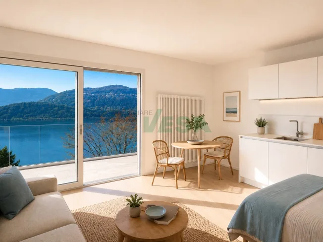 Elegante appartamento monolocale con magnifica vista lago – foto 11 di 20
