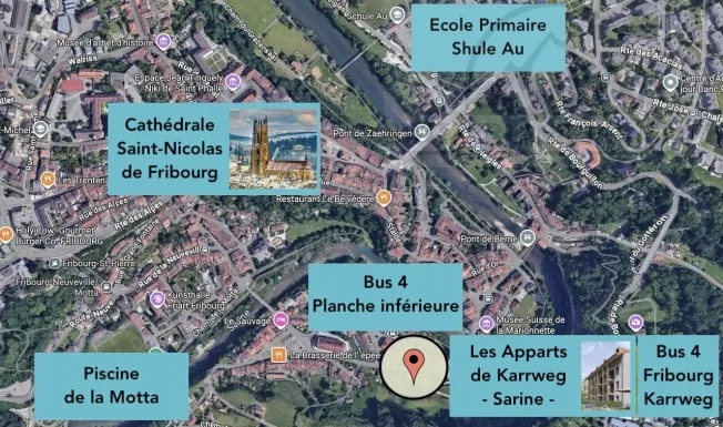 Magnifici 2.5 locali vicino alla Sarine nella parte bassa della città di Friburgo – foto 20 di 20