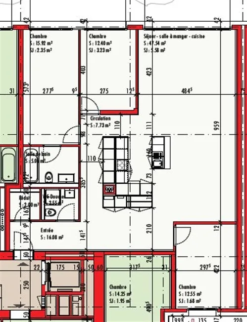 4.5 Zimmer Wohnung in La Chaux-de-Fonds – photo 8 sur 11