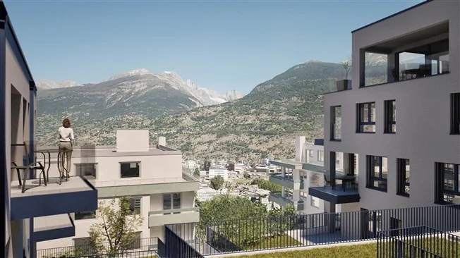 Progetto residenziale BACCHUS: Ampio appartamento di 2,5 locali con terrazza soleggiata – foto 5 di 8