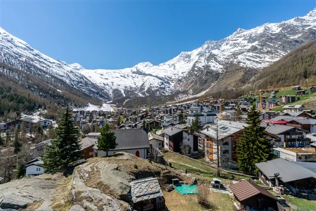 Au-dessus des toits de Saas-Fee – photo 18 sur 19