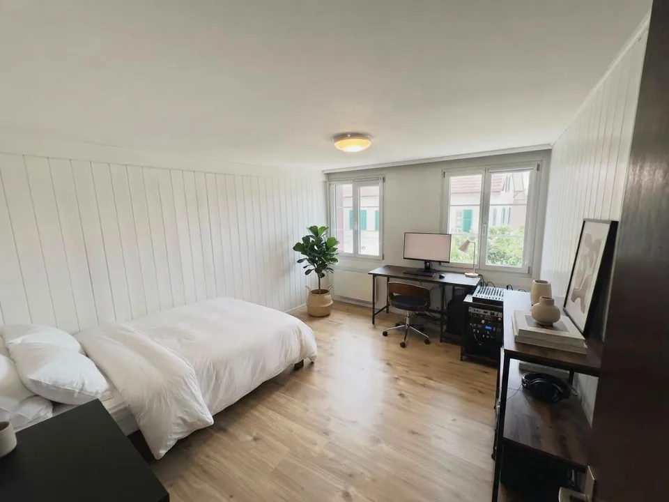 Dörflingen – Gepflegte 4.5-Zimmer-Wohnung im Grünen, mit Garten und Wintergarten – foto 4 di 9