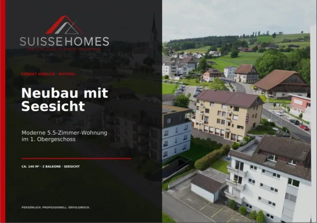 Wohnen über dem Alltag - exklusive 5.5-Zimmer-Neubauwohnung mit Seepanorama – Foto 12 von 18