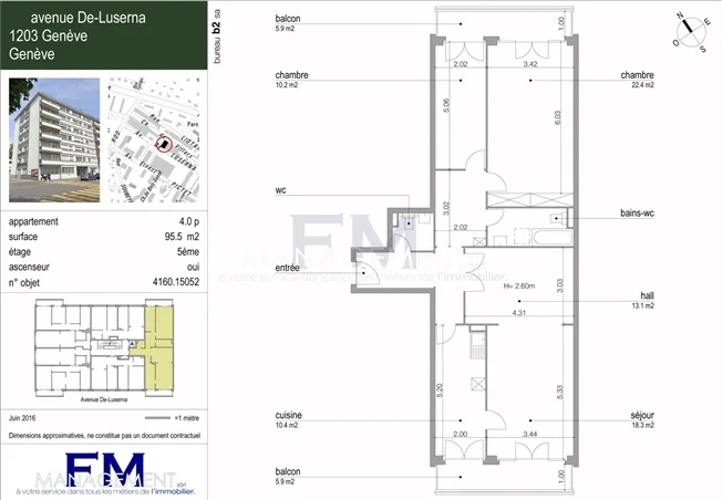 4 Zimmer Wohnung in Genève – photo 13 sur 13