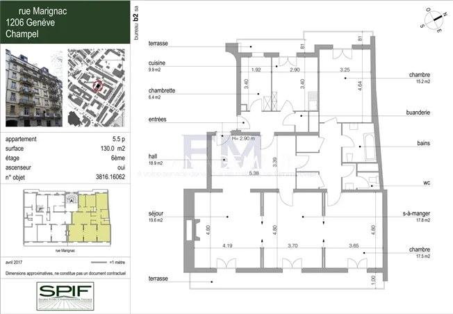 5.5 Zimmer Wohnung in Genève – photo 9 sur 9
