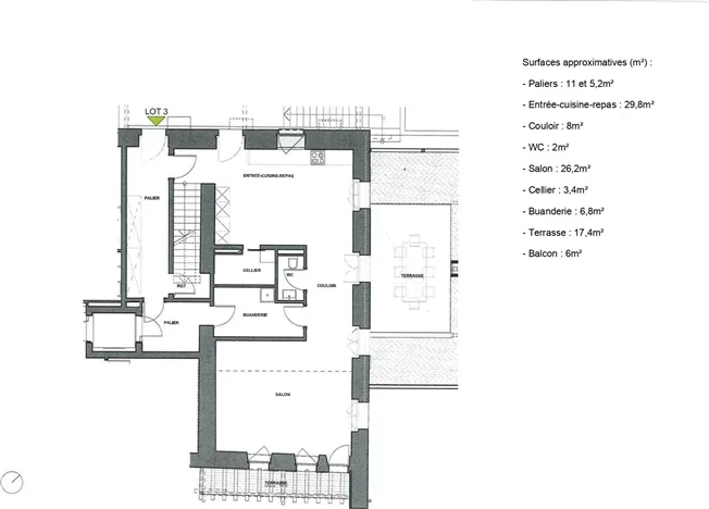3.5 Zimmer Wohnung in Arzier – Foto 11 von 12