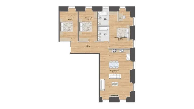 4.5 Zimmer Wohnung in Charmey (Gruyère) – foto 12 di 18