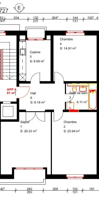 3 Zimmer Wohnung, 1700 Fribourg