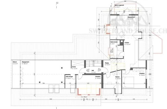 3.5 Zimmer Attikawohnung, 1730 Ecuvillens