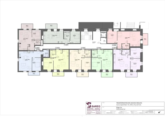 2.5 Zimmer Wohnung in La Chaux-de-Fonds – Foto 7 von 9