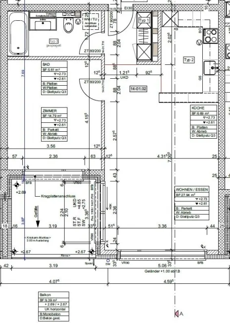 2.5 Zimmer Wohnung, 2558 Aegerten