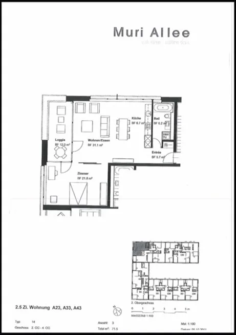2.5 Zimmer Wohnung in Bern – foto 7 di 7