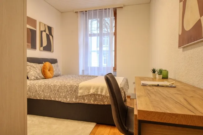 Cozy Single Room with Balcony in a Flat-Share – Basel St. Johann – foto 4 di 17